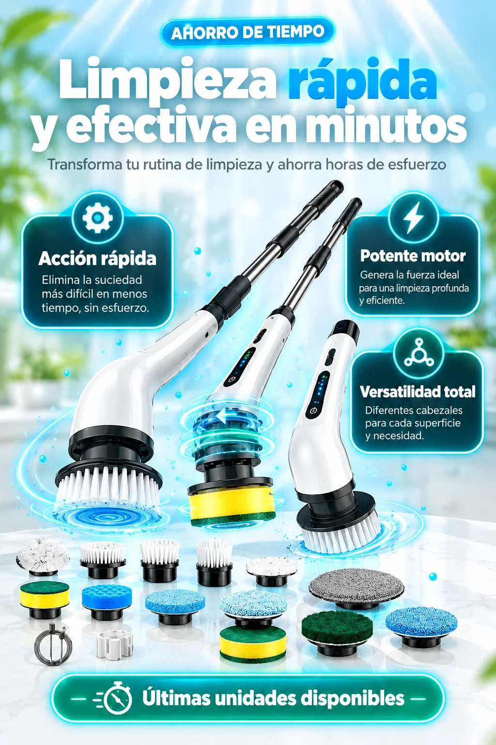 Limpia más y esfuérzate menos